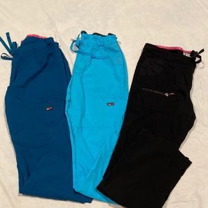 Koi lite scrub pants- 3 pairs